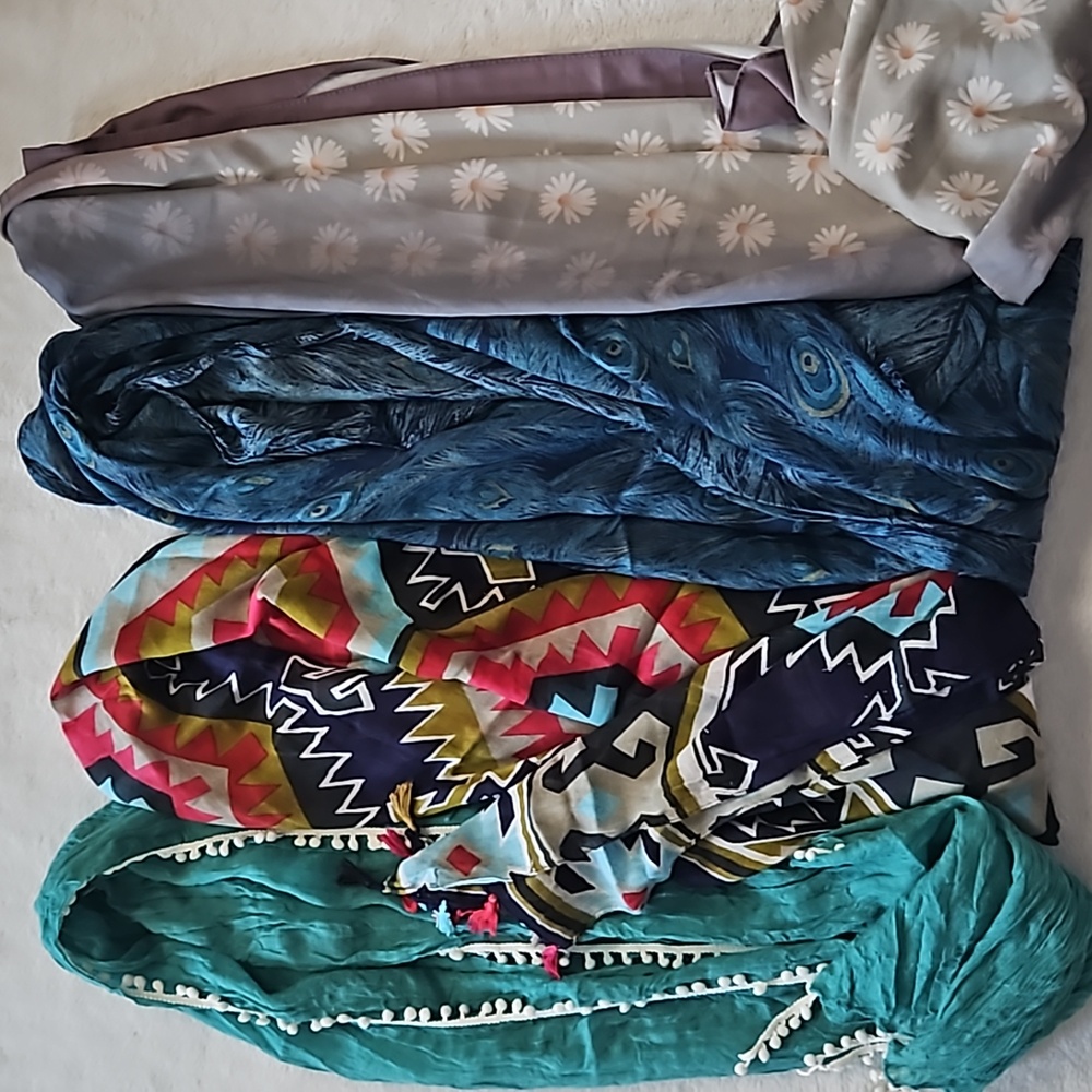 Scarves Lot Set of Four
